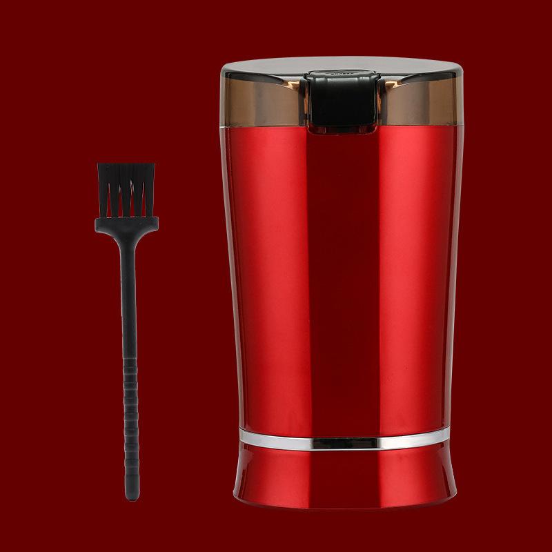 

Разное зерновая мельница 1 шт. Домашняя кофемолка из нержавеющей стали электрическая мини настольная кофемолка красный