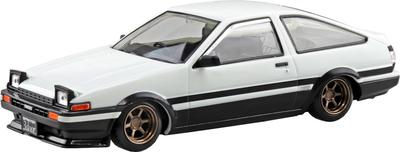Aoshima Bunka Kyozai Rakupla Snap Kit Toyota Sprinter Trueno Custom High Tech Plastic Model 1/32 No.11CU-WB Two-tone Color-coded (Car)
