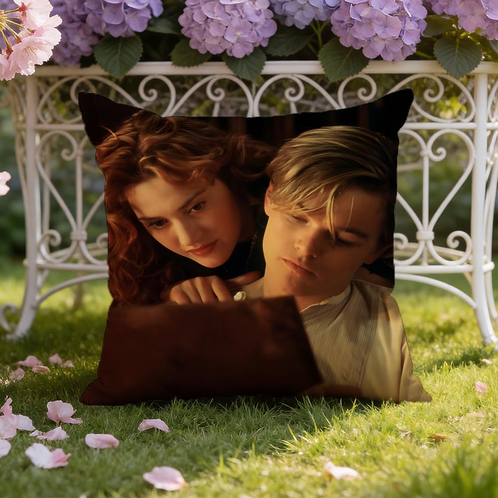 MovieTitanic Cushion Cover Home & Car Dual-Scene Pillow Cover: Reversible for Premium Comfort