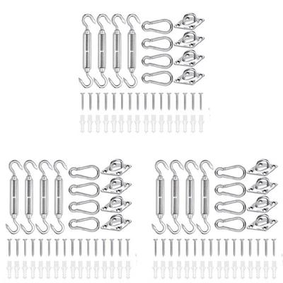 Stainless Steel Sunshade Sail Fixing Accessory Sunshade Sail Hardware Kits Sunshade Sail Hardware Awnings Attachments