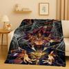 Winged Dragon of Ra Yu-Gi-Oh MONSTER CARD Cartoon Flannel Blanket,Soft Warm Plush Throw for Home Bedroom Bed Sofa Cover Office