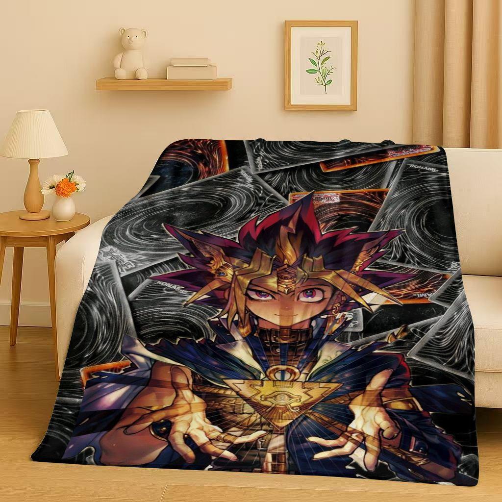Winged Dragon of Ra Yu-Gi-Oh MONSTER CARD Cartoon Flannel Blanket,Soft Warm Plush Throw for Home Bedroom Bed Sofa Cover Office