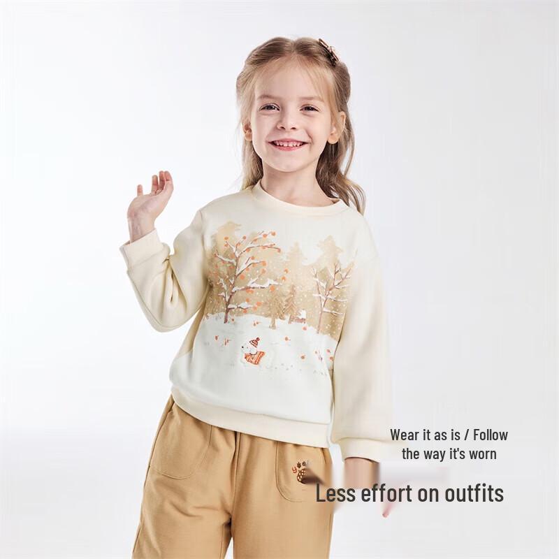 YEEHOO Girls' Warm Fleece Sweatshirt