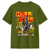 KILL BILL THE WHOLE BLOODY DROP  Pure Cotton TShirts  Trendy Cool Tee Shirt for Unisexs Summer Y2K Basic Print Short Sleeve Tees