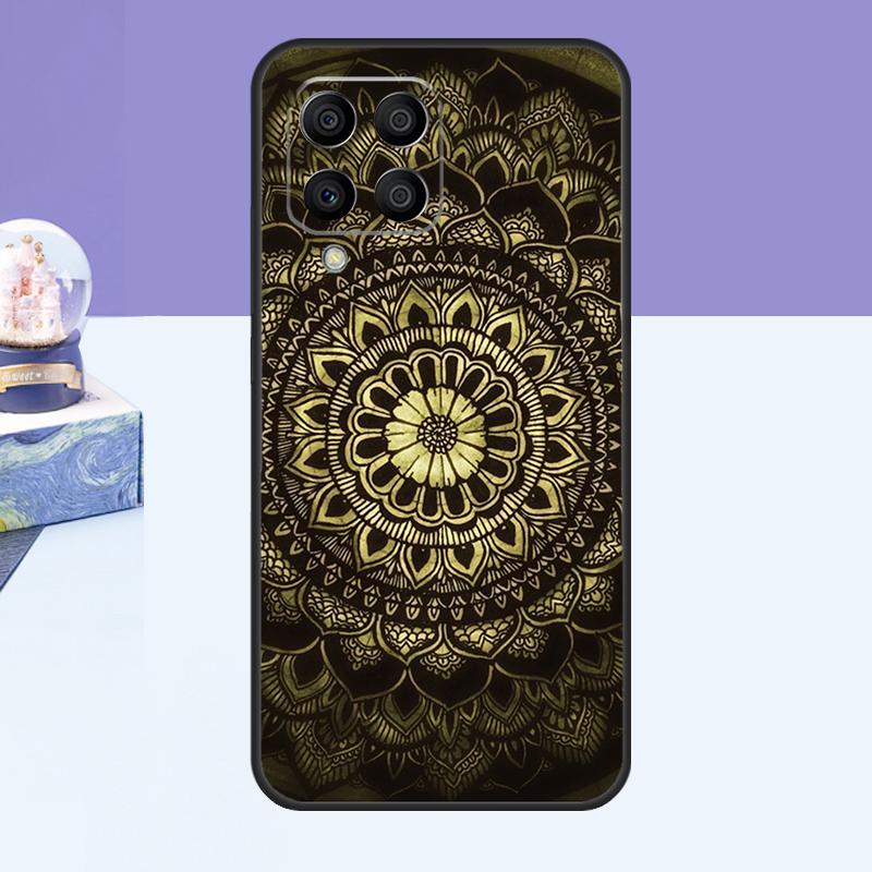 Flowers Mandala Floral Case For Samsung Galaxy M11 M31 M20 M35 M55 M15 M32 M16 M36 M56 M54 M23 M52 M34 M14 M13 M53