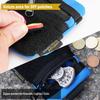 VIPERADE VE13 Mini EDC Small Pocket Organizer with DIY Patch EDC Knuckle Pocket Organizer for EDC and EDC Gear Pouch, Area, Men, Lighter, Coin, (Blue)