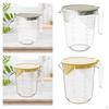 1000 Ml Measuring Cup, Tool with Comfortable Handle, Clear Liquid Bowl, for