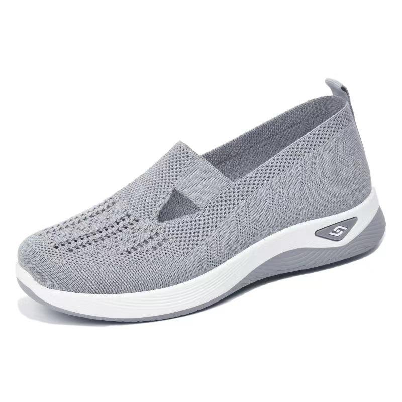 Shoes women's 2025 autumn new middle-aged and elderly mother shoes soft sole breathable women's casual shoes sticker