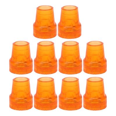 10pcs Crutch Tip Rubber 19mm Inner Diameter Slip Resistance Universal Heavy Duty Walking Cane Tip