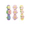 Korean Embroidered Floral Bangs Clip - Duckbill Hair Accessory for Girls