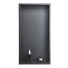 VEVOR Shower Niche, 33.0 x 63.5 x 10.2 cm Recessed Wall Niche, Heavy-duty Stainless Steel Modern Soap & Shampoo Storage Organizer