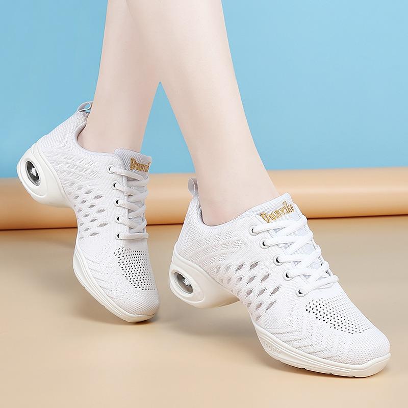 Dance Shoes Mesh Summer New Soft-soled Jazz Shoes Women's Square Dance Shoes Modern Sailor Dance Dance Shoes