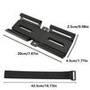 1 Set Metal Bike Mount Bracket Fixing Stand with Nylon Straps for Bluetooth-compatible Speakers Up To 36cm Circumference