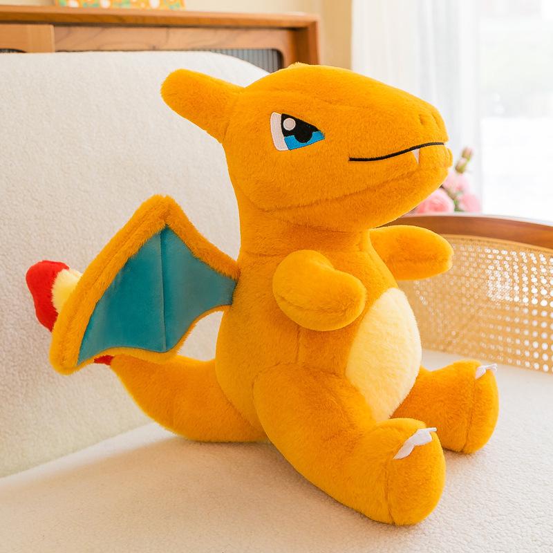 Charizard Rabbit Fur Plush Toy - Dinosaur Pokémon Pillow for Boys & Gift Redemption