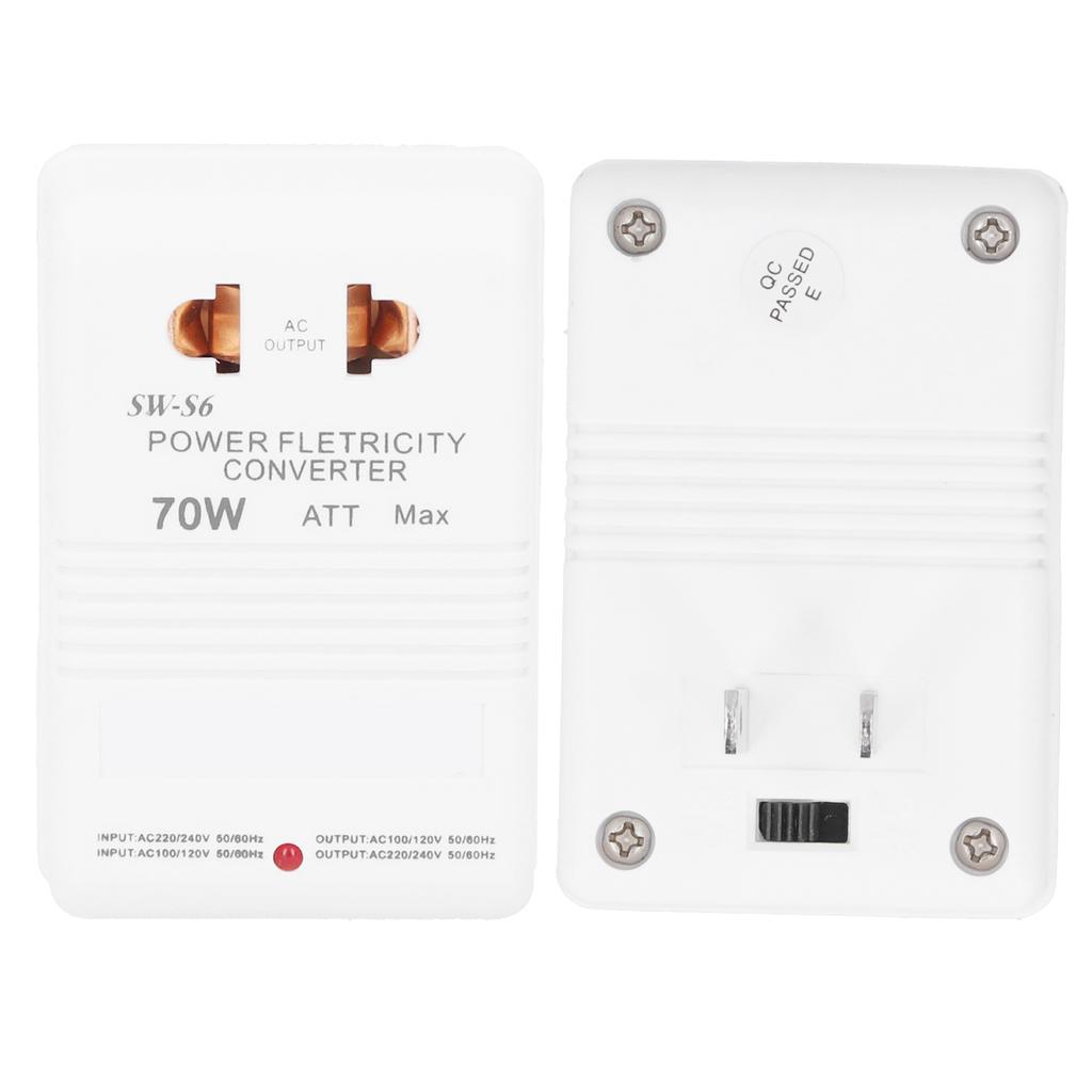 70W Stromwandler zu Zweikanal-Transformator-Adapter für Reisegebrauch /
