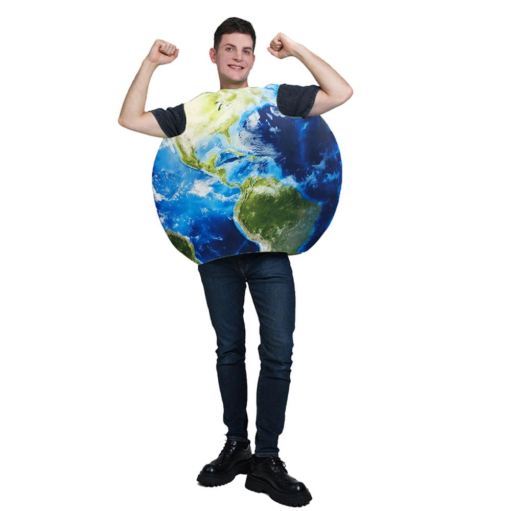 

Halloween Adult Earth Cosplay Costume One size синий