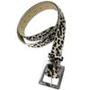 Waist Belt Carved Buckle Leopard Print Chain Costume Belt for Wrap Dress Waist Belt for Suit Skirt Jeans Jewelry