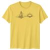 Sailboat Sunset Sailing Travel Unisexs TShirt Ocean Line Art