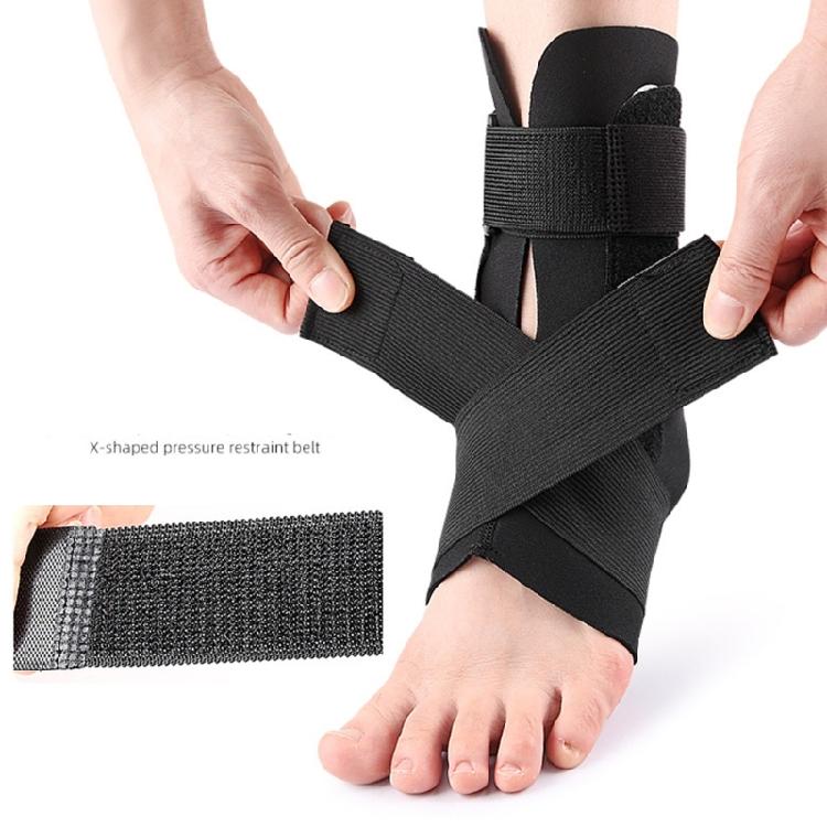 Ankle Brace with Side Stabilizers Adjustable Ankle Support for Sprains,Sports Injuries Ankle Support for Running Sports