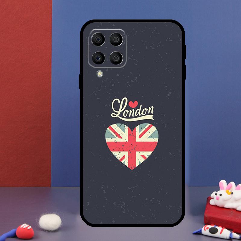 

Лондонский Автобус Англия Биг Бен Для Samsung Galaxy M33 M13 M23 M53 M15 M55 M31 M51 M14 M34 M54 M20 M30s M32 M52 Чехол для Телефона Samsung M34 5G