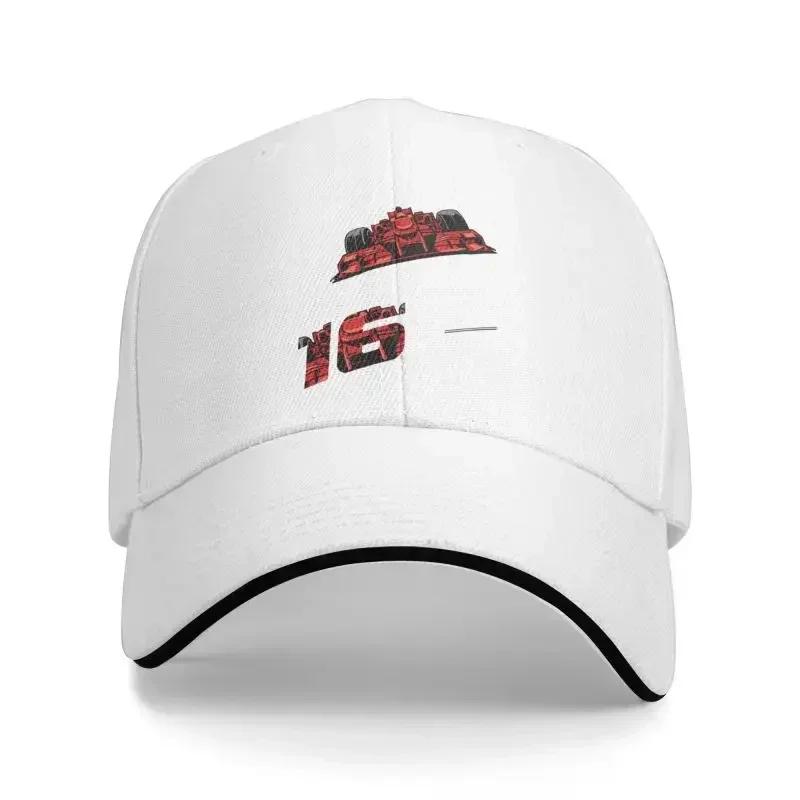 Personalized Charles Leclerc 16 Baseball Cap for Men Women Breathable Sport Car Dad Hat Streetwear