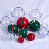 4-9cm Spherical Candle Acrylic Mold Home Decor DIY Ball Shape Crafts Wax Making Supplies Plastic Molds Kit Holiday Party Gifts