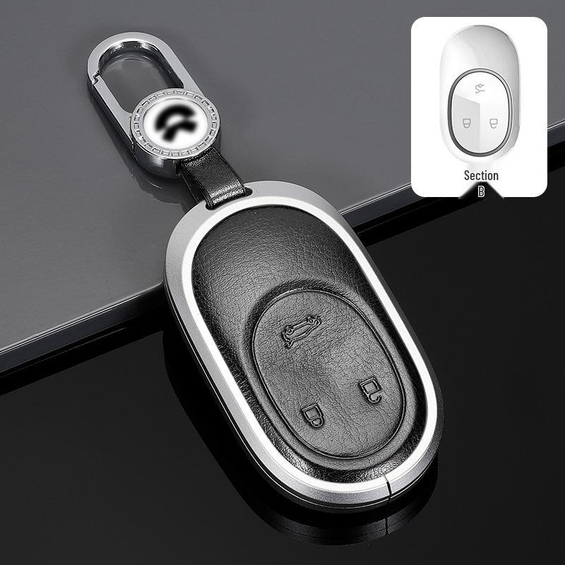 NIO ES6/ET7/ES8/ES7/EC6 Car Key Case - 2022 Model, Protective Shell with Buckle