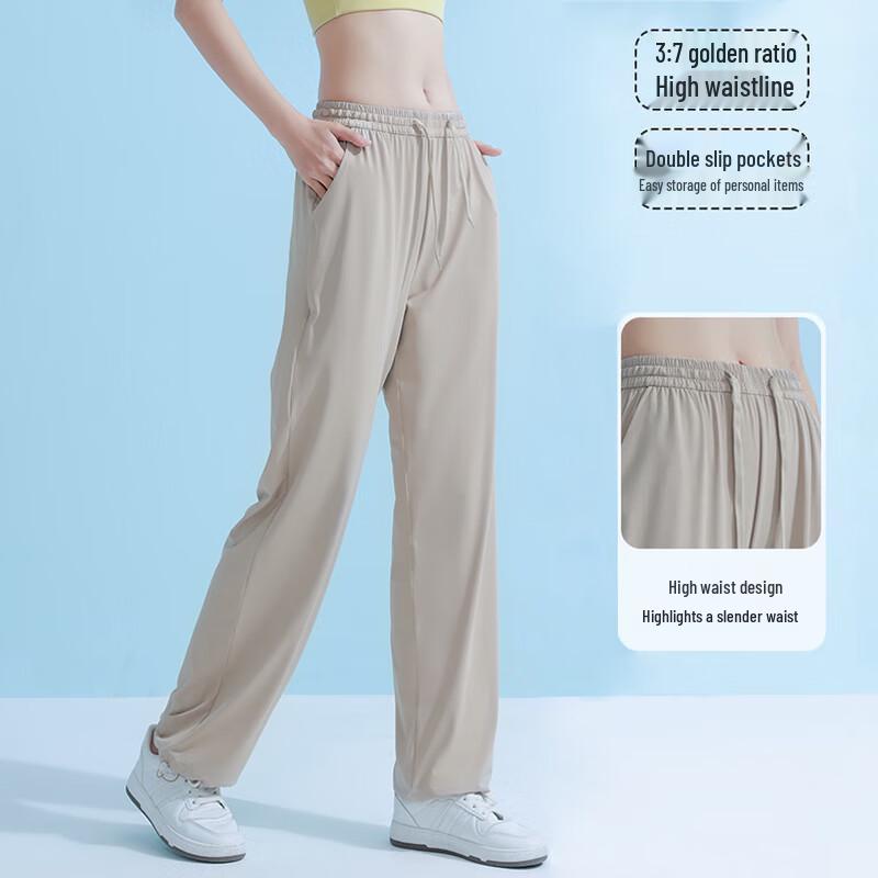 MIIOW Women's 2025 Sun Protection Quick-Dry Wide-Leg Pants