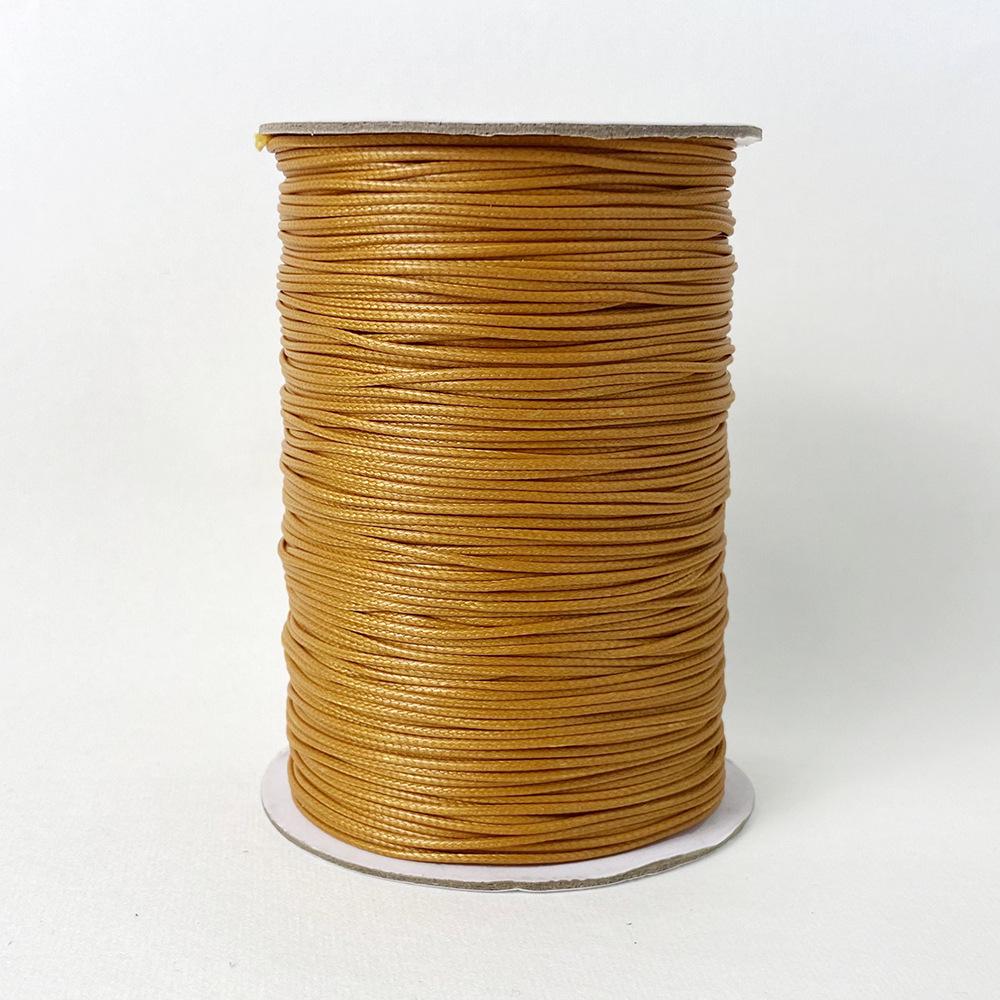 1mm Korean Waxed Rope: Jewelry & Pendant Necklace/Braided Bracelet with PU Leather