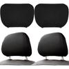 2 Pcs Headrest Covers for Cars Seat Universal Washable, Car Interior Seat Accessories Stuff Protector Dirt-Proof Wear-resistant Soft Fit for Most