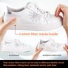 1 Pair 1.2mm Carbon Fiber Insole and Shock-absorbing Insole, Foot Fractures, Hallux Rigidus and Limitus, Rigid Shoe Insert