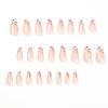 24 Pieces Wearing Nail Art, French White Edge Nail Art Wearing Finished Nail Art, Small Cherry, Removable Nail Art Nail Film