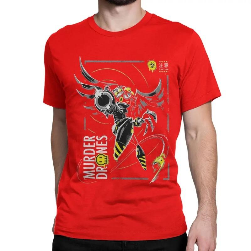 Pánské Dámské Vražední Droni Označení N Tričko Hra Čistá Bavlna Topy Vtipná Trička s Krátkým Rukávem a Kulatým Výstřihem Potištěná Trička Trička
