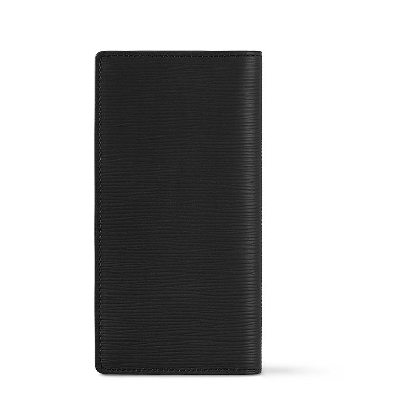 Louis Vuitton Brazza Wallet Black Epi Leather Men Wallets M60622