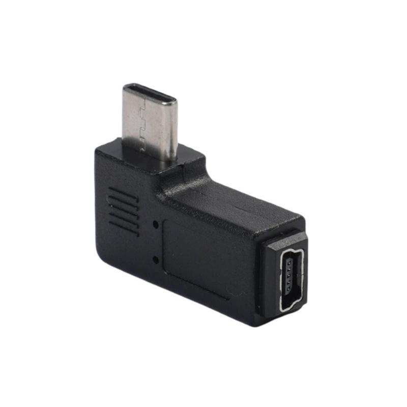Adaptér USB-C na Mini USB Mini USB samice na USB C samec Konvertor Podpora nabíjení a synchronizace dat pro mobilní telefon Laptop