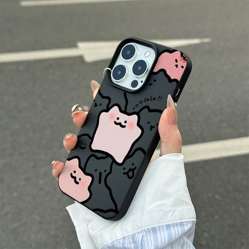 

Line Cat подходит для Apple 16promax чехол для мобильного телефона 15 IPhone 14plus Cartoon 13mini Soft Apple XS