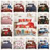 3D Christmas Bedding Set Happy New Year Duvet Cover Pillowcase 2/3 Pieces Soft Home Textile AU/DE/ES/EU Full Size Home Decoration Holiday Gift