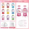 18/36er Pack Valentinsgrußkarten-Set mit Plastikkuppeln Valentinstagskarten für Kinder Partygeschenke Klassenaustausch Geschenke