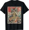Funny Cat Ramen Noodles Kawaii Anime Manga Japanese Food T-Shirt