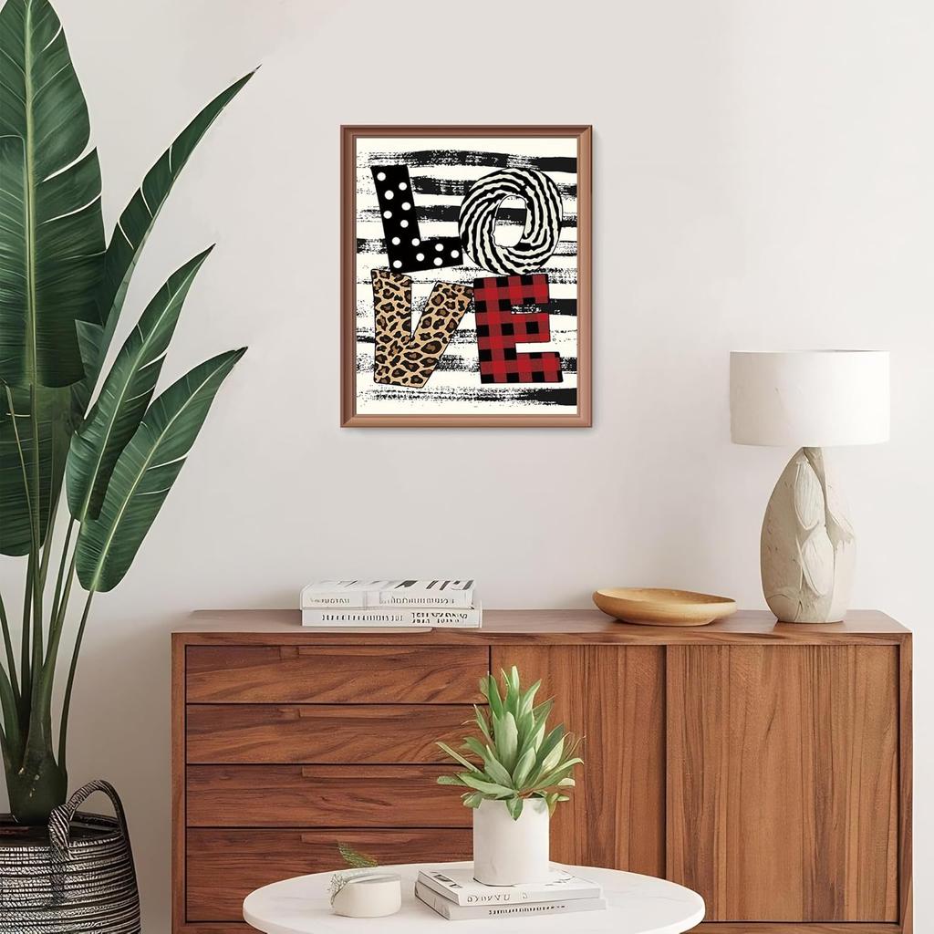 LARTSFRO Coquette Valentines Day Decorations Wall Art Prints, Love be Mine Poster for Room Aesthetic Prints for Living Room Bedroom, Coquette Gifts