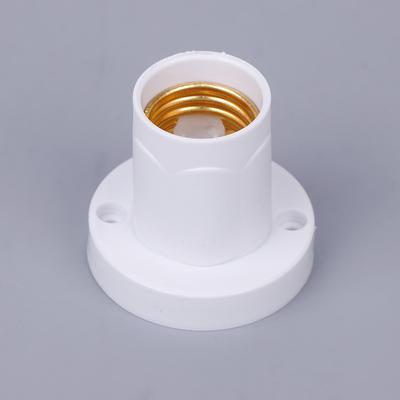 1 Stück Drehbarer Gerader Schräger E27 Lampenhalter 10A Flache Schraube LED Beleuchtung Glühbirnenkopf Basis 230V Weiß