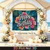 1pc Floral Party Backdrop - Photo Booth Props