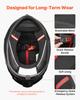 VEVOR Full Face Motorcycle Helmets, Adult Motocross Dirt Bike Helmet with Clear Visor