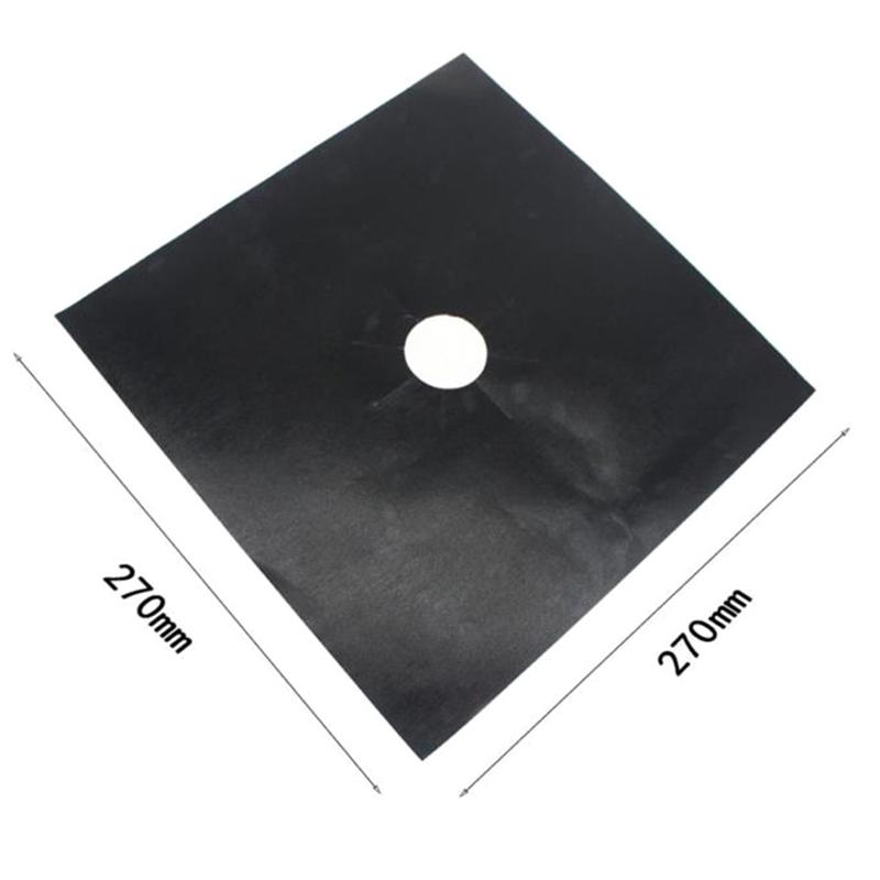 1/5Pcs Square Gas Hob Protector Liner Oil-Proof Mat Reusable Protection Pad Gas Stove Stovetop Protector Kitchen Accessories