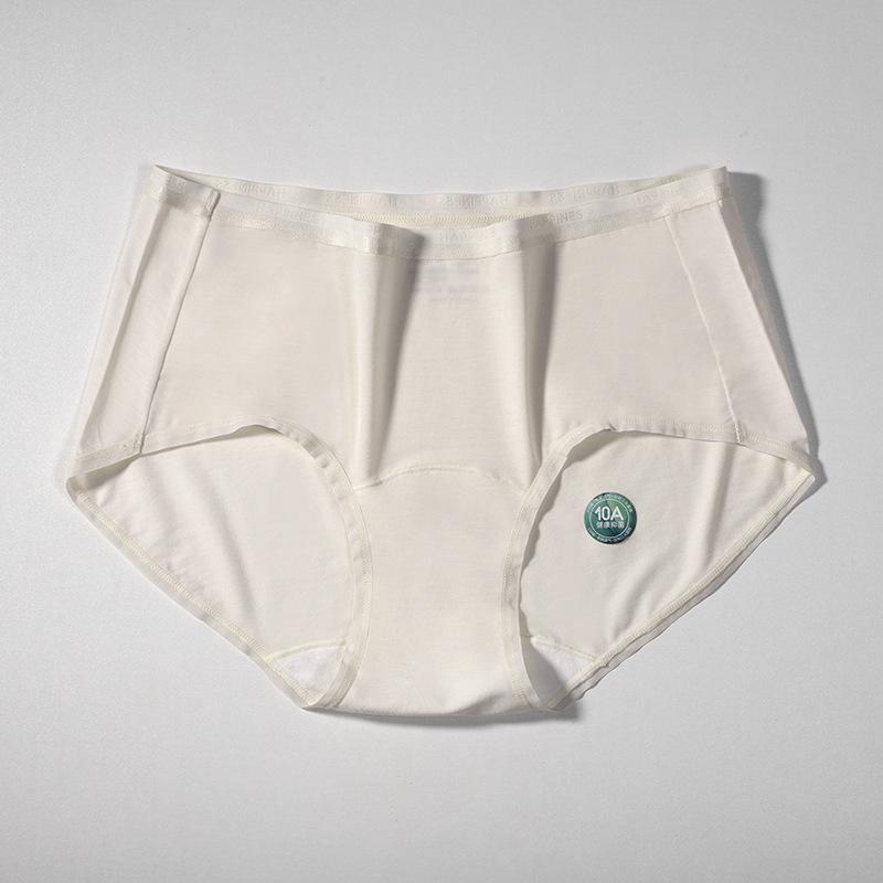 Female Spring and Autumn Commuting Movement Wind Simple Pure Cotton Antibacterial Extended Briefs