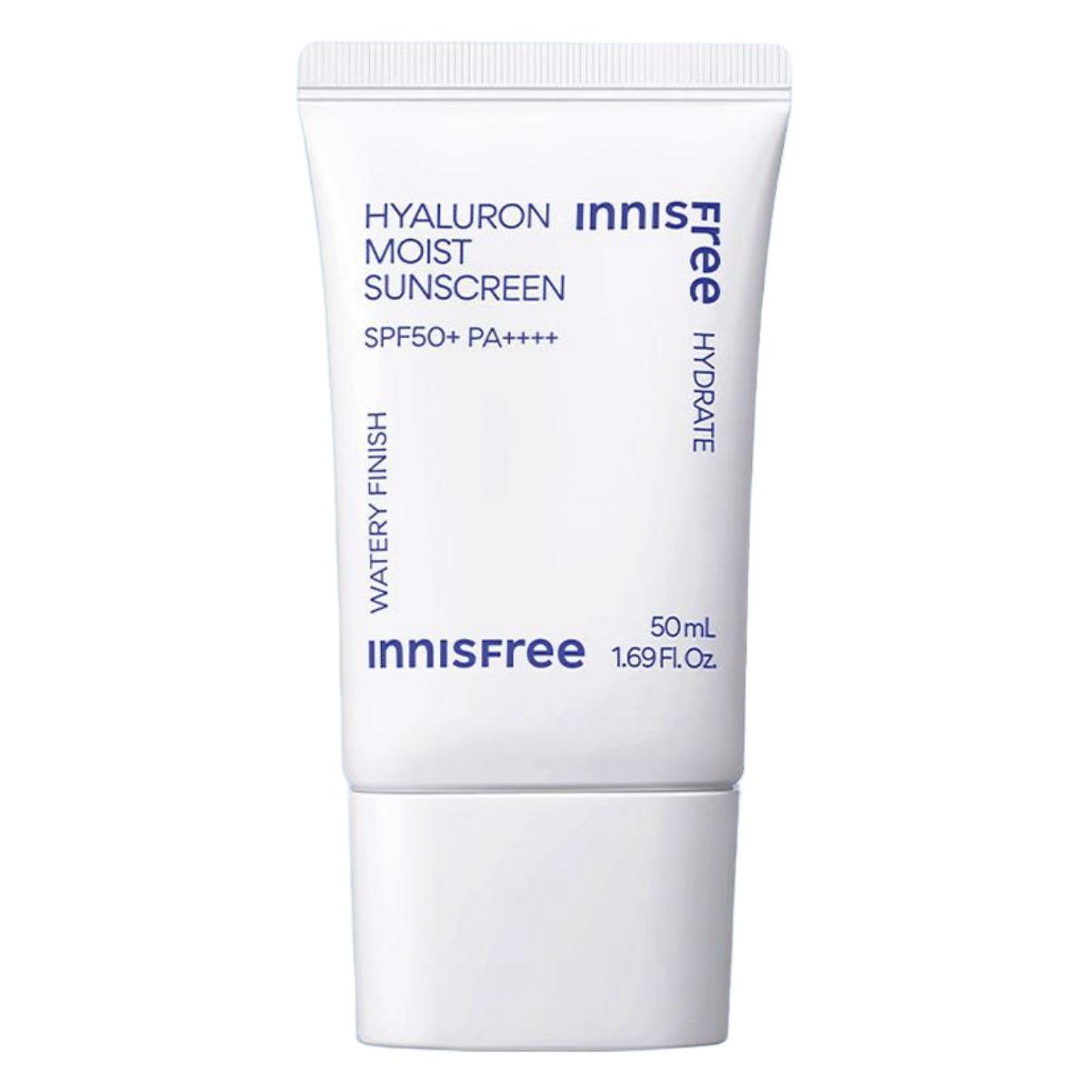 Innisfree Солнцезащитный крем Hyaluron Moisture SPF 50+ PA++++ Увлажняющий & Защита от УФ-лучей 50 мл