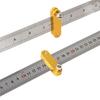 Woodworking Ruler Slide Rule Woodworking Tools Adjustable Metal Marking Gauge Pocket Ruler Scribing Measuring Tools