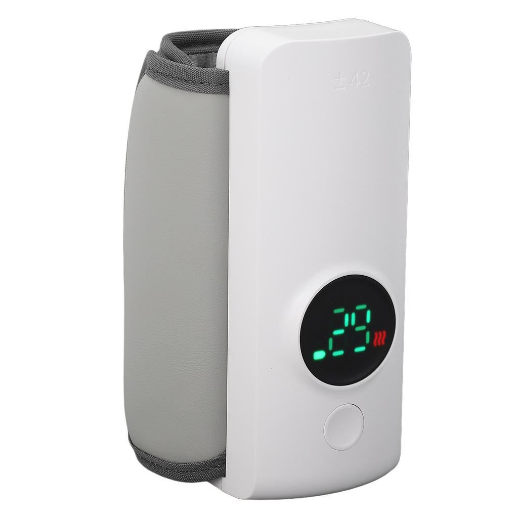 Portable Bottle Warmer for Travel Wireless Portable Infant Milk Warmer Sleeve Constant Temperature 6000mah Battery