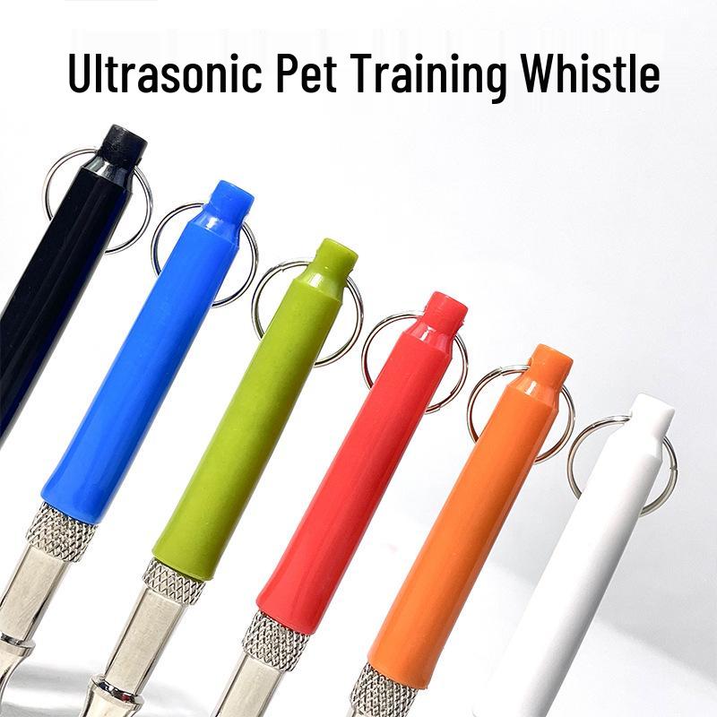 Adjustable Stainless Steel Ultrasonic Dog Training Whistle with Lanyard