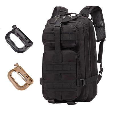 30L Tactical Military Backpack with Molle System for and and Black W&C Hiking, Camping, Airsoft, More, Compact, Durable, Hardwearing,